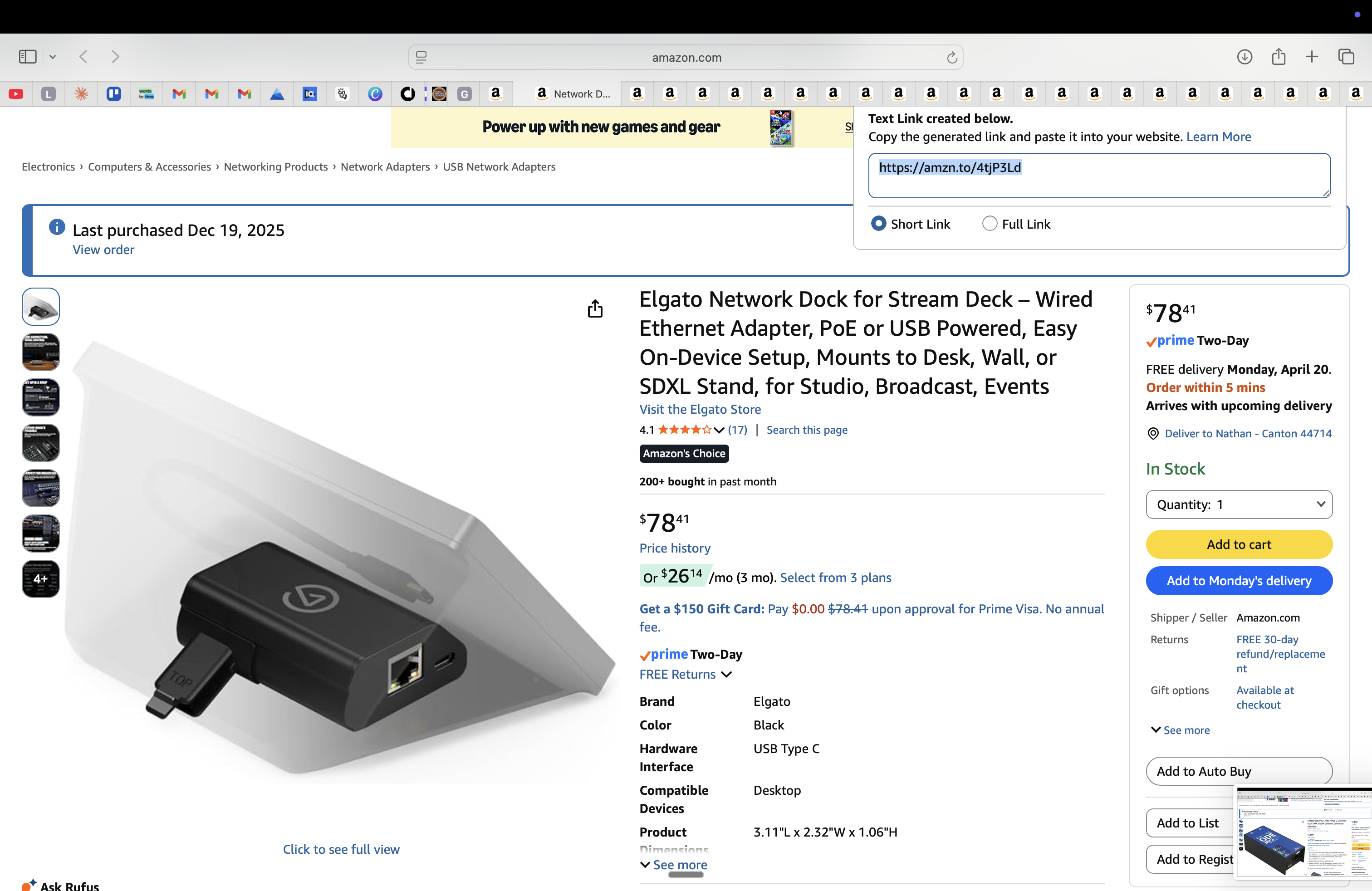 Elgato Network Dock for Stream Deck