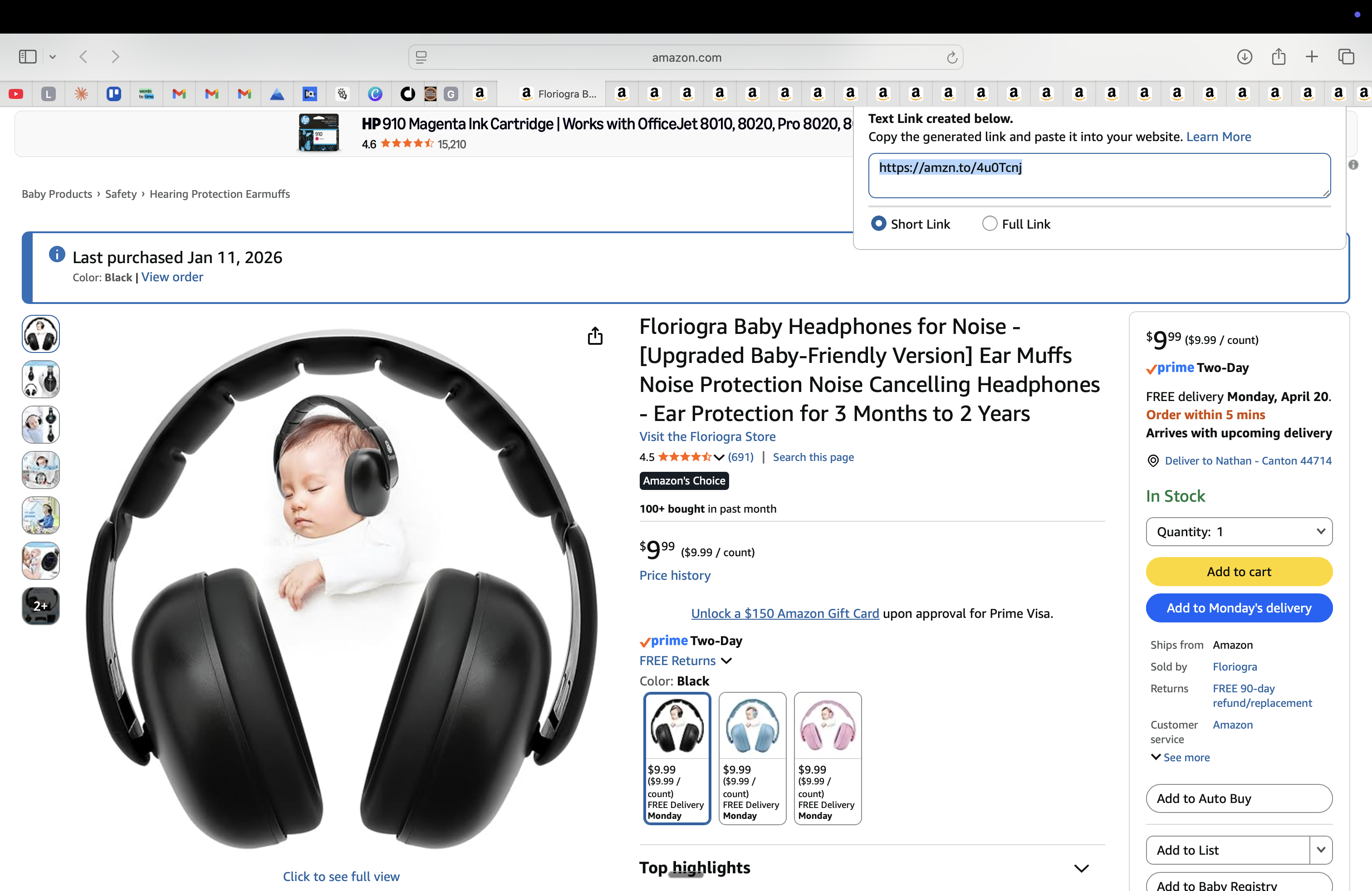 Floriogra Baby Noise-Protection Headphones