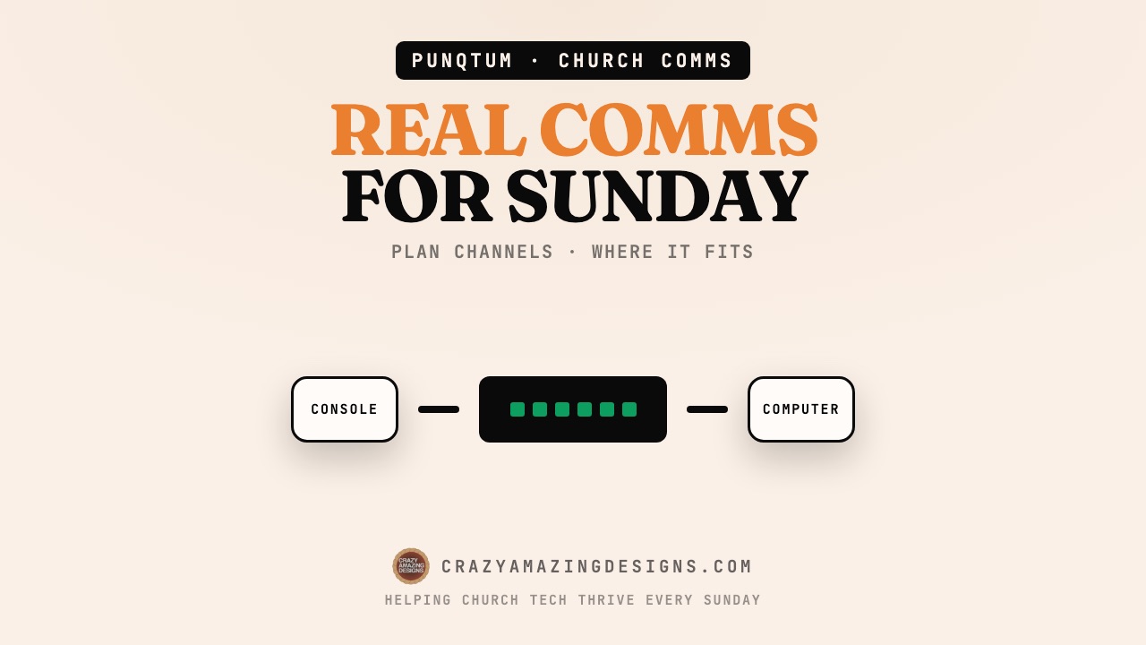 Church Comms: Why Your Team Needs an Intercom and Where PunQtum Fits