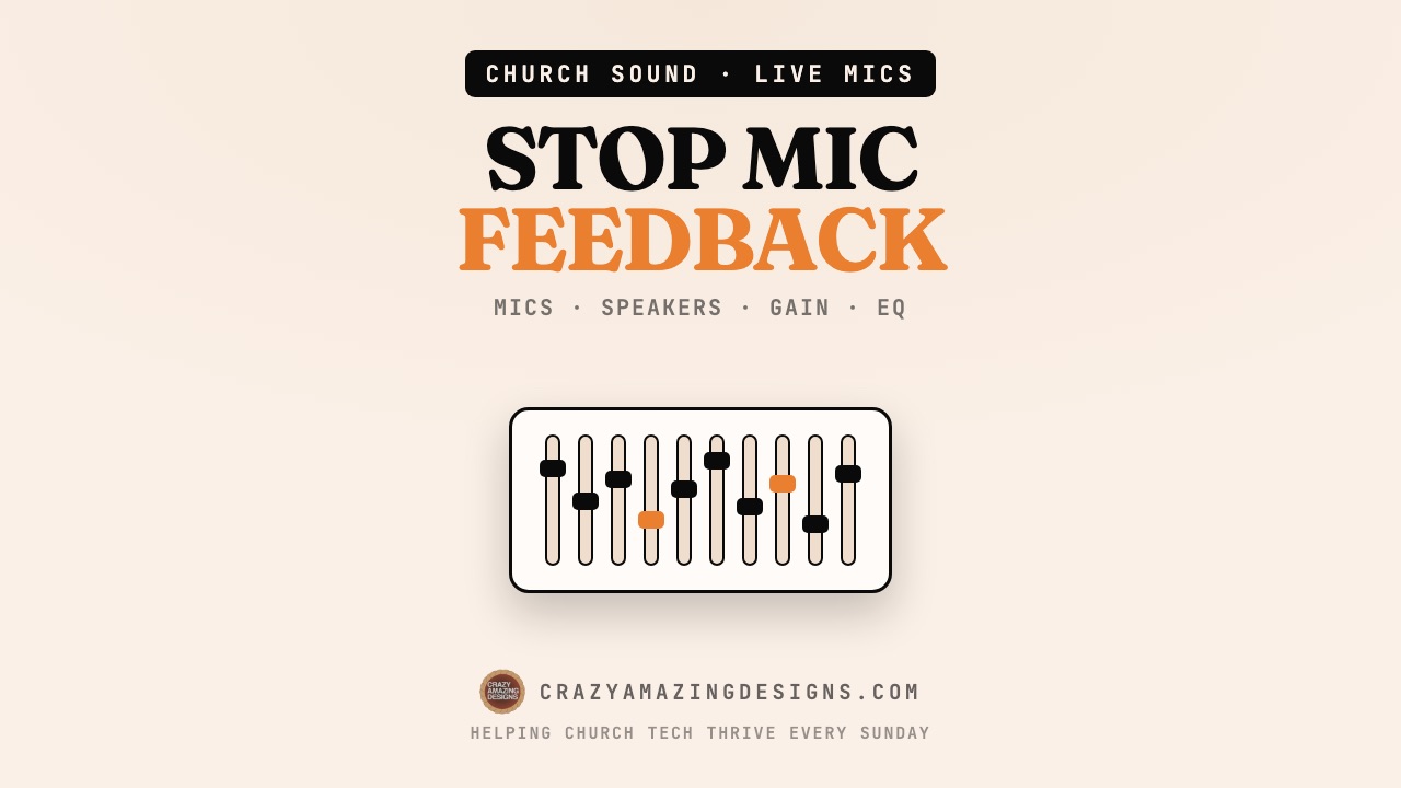 Stop Microphone Feedback: A Step-by-Step Fix for Church Sound