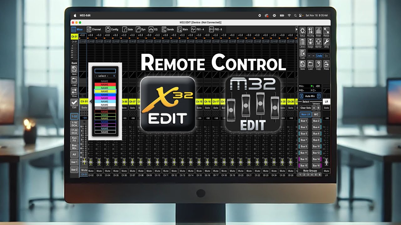 X32-EDIT & M32-EDIT: Control Your X32 From a Computer (Full Overview)