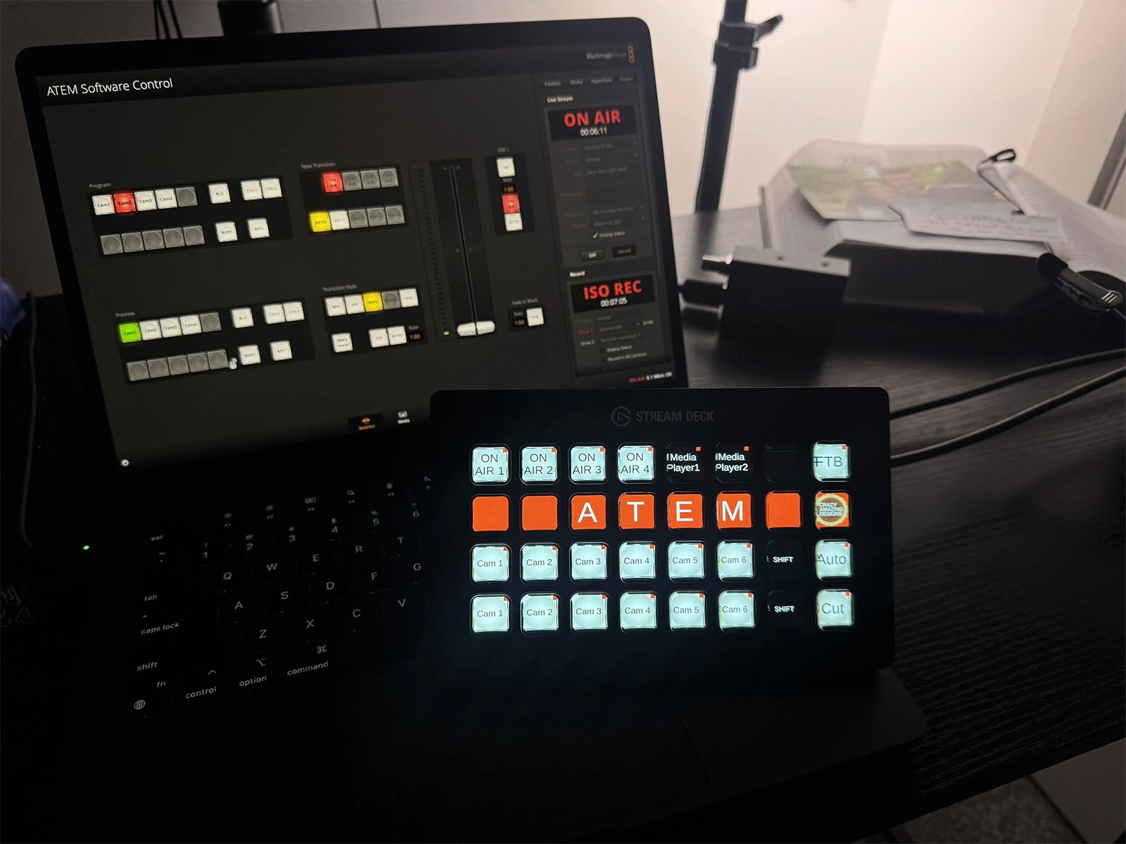 BitFocus Companion Template — ATEM Control Page