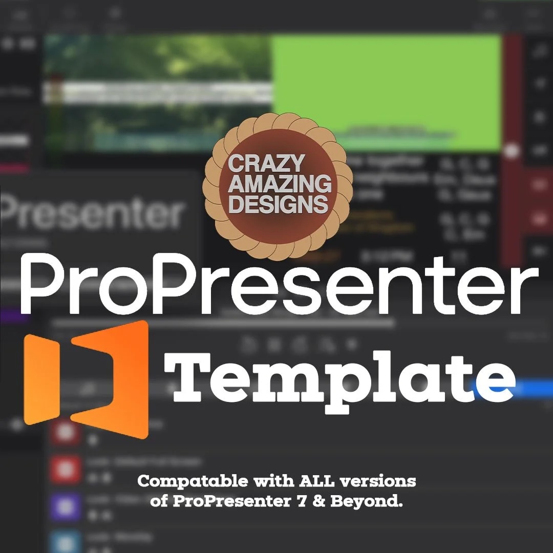 ProPresenter Quick Start Template